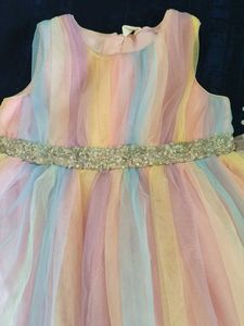 Rainbow Tulle Dress