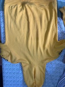 H&amp;M Yellow Graphic Hoodie