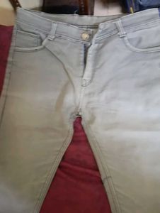 Gray Denim Jeans