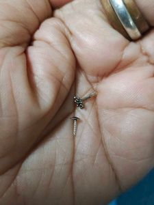 New 92.5 Hallmarked Silver Screw Type Nosepin