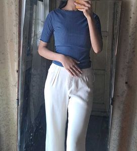 White Pleated Top with Ruffle Sleeves