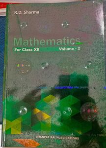 (Vol-1 &2)RD Sharma Mathematics for class 12