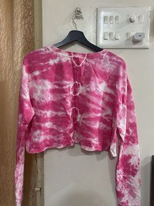 Miami Beach Tie-Dye Crop Top