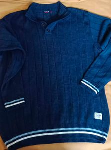 Blue Knitted Sweater