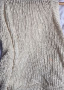 Cream Knit Sleeveless Top