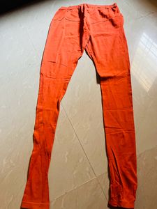 Orange Leggings L Size
