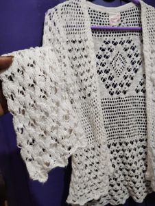 Crochet Knit Cardigan