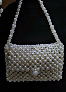 Beaded Pearl Handbag