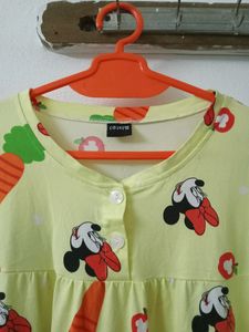 Yellow Women&#39;s Night Top