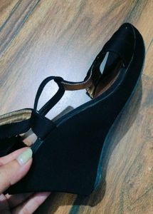 Black Wedges - Size 6