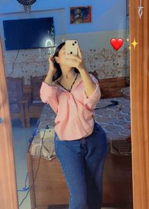 Pink Striped Shirt