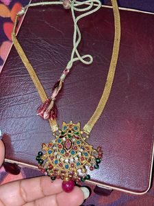 Golden necklace
