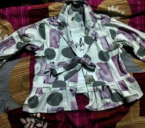 Patterned Nightsuit