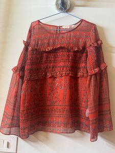 Full Sleeves Sheer Top By All About You