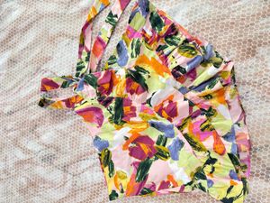Colorful Ruffle Skort