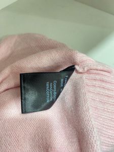 Balmain Pink Wool Knit Sweater