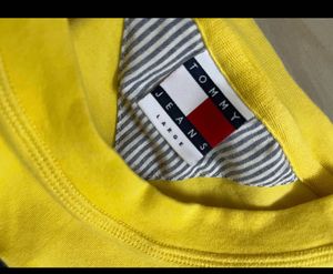 Tommy Jeans Yellow Crop Top