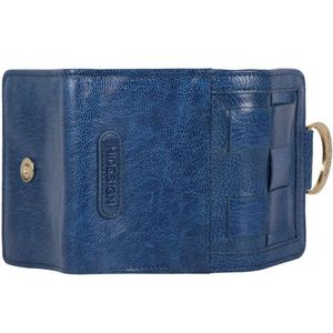 Hidesign Blue Trifold Genuine Leather Women’s Wall