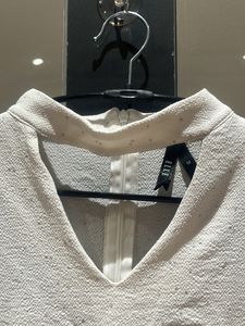 Elle White Crop Top