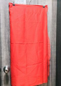 Red Dress Material With Brown Sequin Work