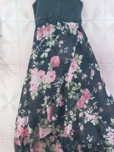 Really Pretty Long Floral Dress