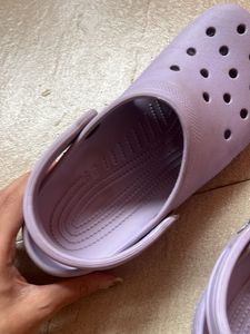 Lavender Crocs