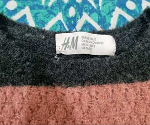 Striped H&amp;M Sweater Dress