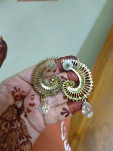 Stud With Pearl Drop