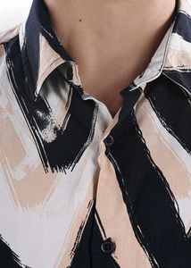 Celio Abstract Print Men's Shirt, OverSize