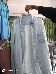 H&amp;M Light Blue Button-Down Shirt