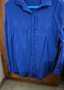 Blue Button-Down Shirt