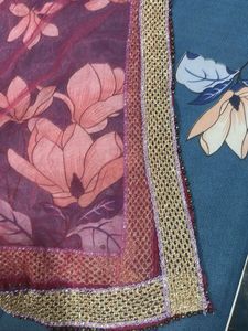 Floral Print Dupatta