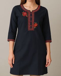 Floral Embroidered Kurta