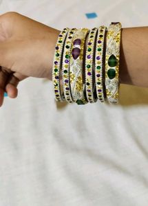 Set Of 2  Bangles &amp; Bracelets