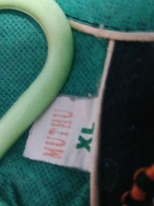 Green Printed Maxi Dress XL