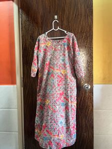 42 bust Floral Print Kurta for women