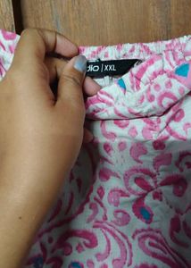 Cute Pink Printed Dress