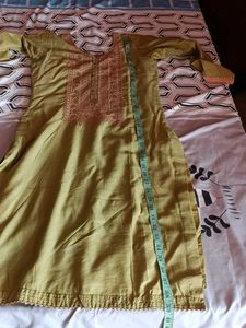 Embroidered Kurta with Dupatta