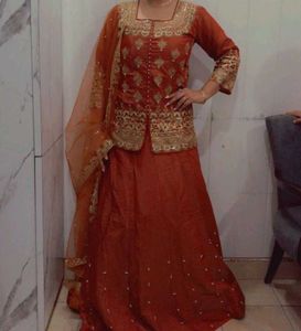 Purple Embroidered Kurta Set