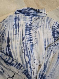 Stylish Tie-Dye Print Shirt