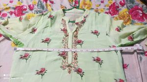 Lemon Green Kurta Set