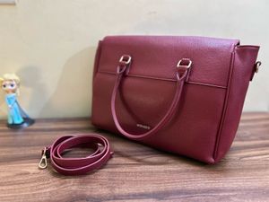 Miraggio Burgundy Handbag