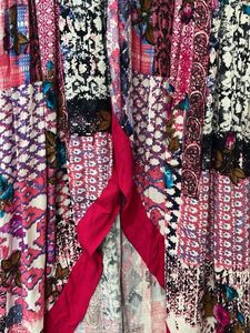 Patchwork Print Dress