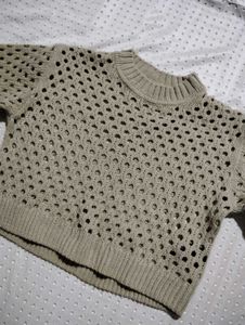 H&amp;M crochet top