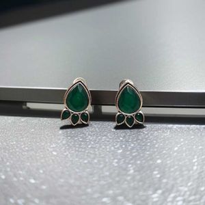 Pretty Green Drop Earrings