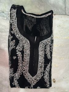 Straight Mirror Kurti with Matching Inner