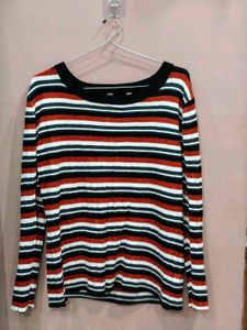 Striped Long Sleeve Top