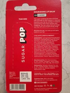 Sugar POP Nourishing Lip Balm
