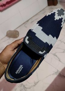 Stylish Navy Blue Ballerinas UK 43