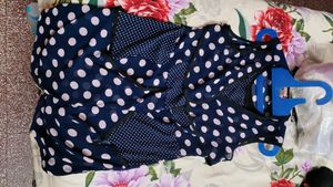 Blue Stretchable Top